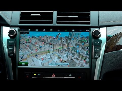 Android на Toyota Camry Exclusive с Яндекс картами и навигацией