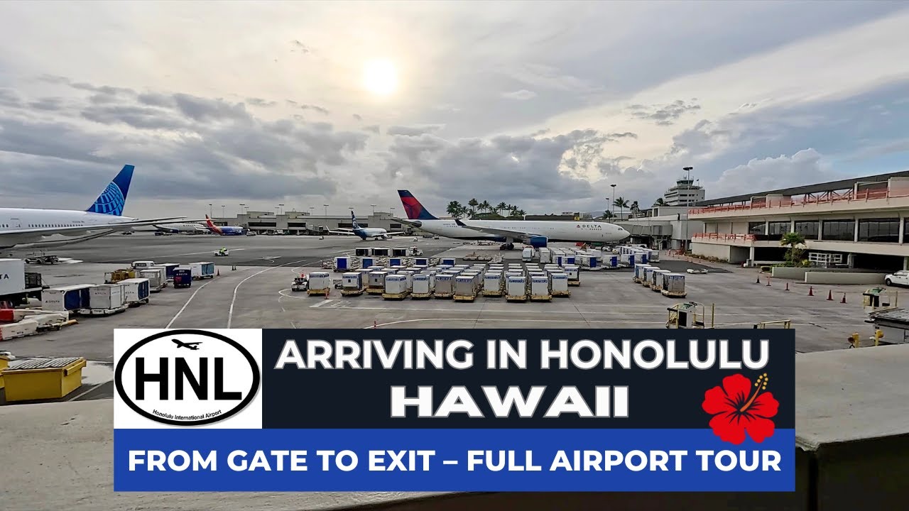 Arriving at Honolulu Airport 🌺 (HNL) | Full Arrival Experience