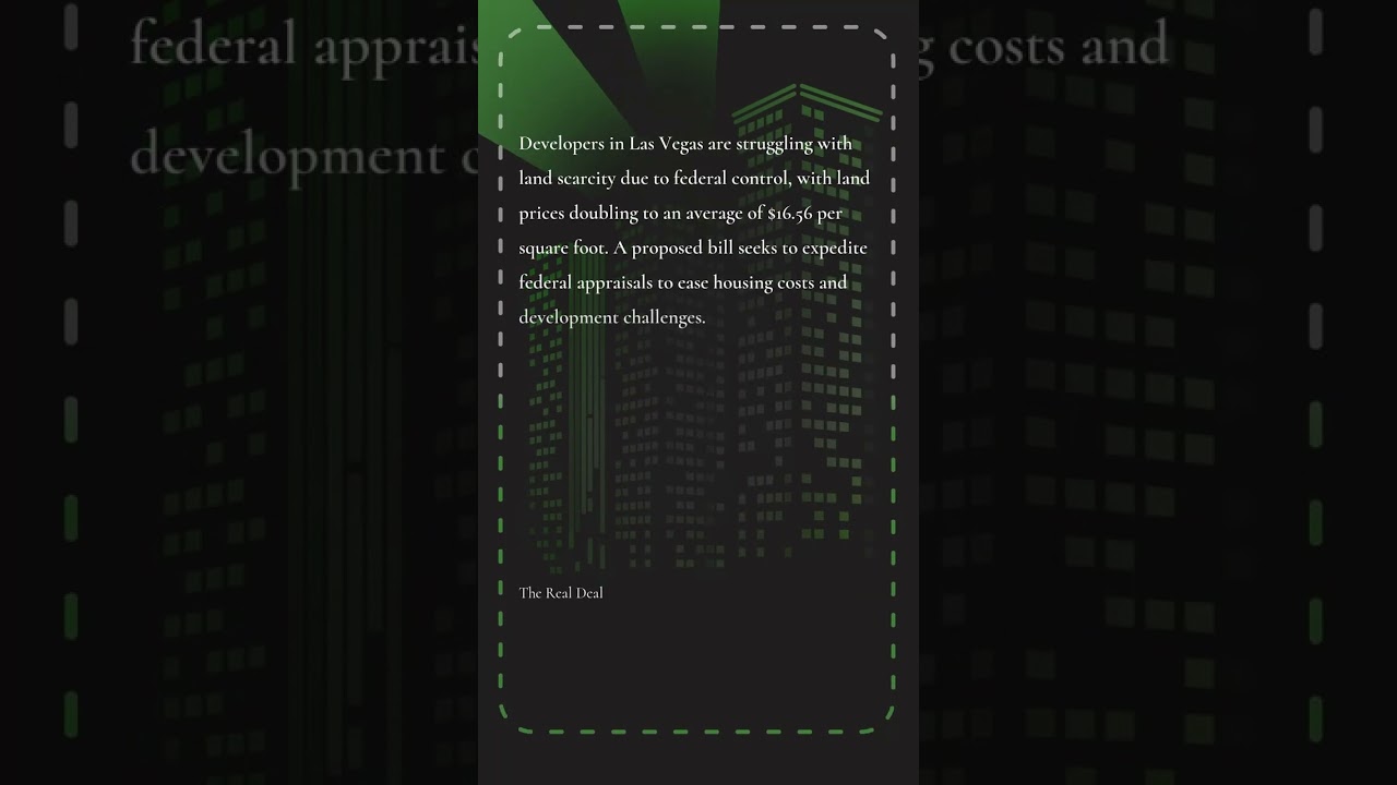 Commercial land prices more than double around Las Vegas
