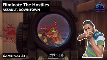 Eliminate The Hostiles || ASSAULT || DOWNTOWN || Modern Combat 5 : Blackout || GAMEPLAY 24