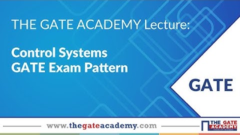 GATE Exam Pattern | Control Systems | GATE Exam