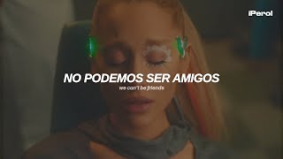 Ariana Grande - we can’t be friends (wait for your love) (Español   Lyrics) | video musical