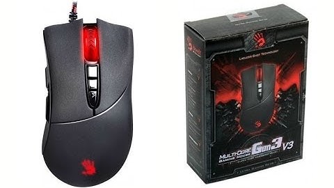 Распаковка   обзор ! Мышь A4TECH BLOODY V3