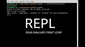 Python Tutorial: running the python interpreter