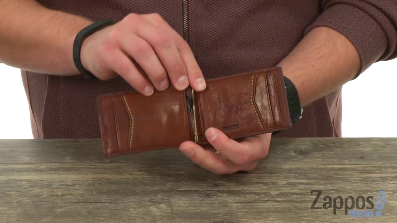 Fossil Reese Money Clip Bifold Sku 9035689 Youtube