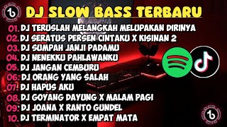 DJ SLOW BASS TERBARU 2024 || DJ TERUSLAH MELANGKAH MELUPAKAN DIRINYA || FULL SONG FYP TIKTOK