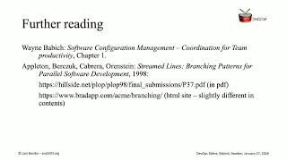 Branching Considered Harmful - Lars Bendix