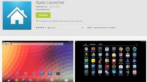 Apex Launcher Android App Setup & Review