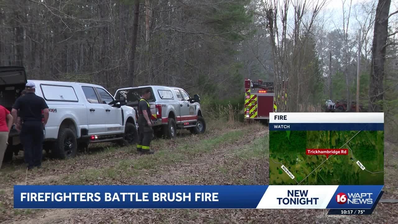Mobile home fire spreads to surrounding brush in rural Rankin County ...