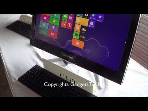 Lenovo C440 All in One Desktop PC Hands on Overview