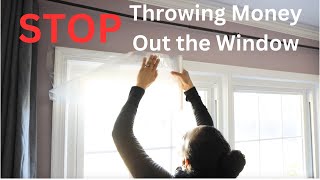 How to Insulate Your Windows This Fall and Winter!  Thrift Diving