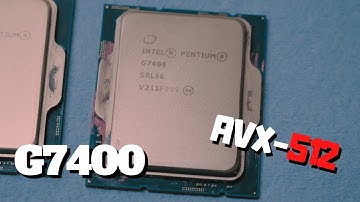 Why a Bad CPU Can Be Freaking Awesome - And Why AVX-512 is so Important? Best G7400 Testing on Water