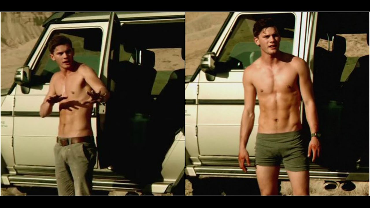 Jeremy Irvine Shirtless Scene In Beyond The Reach - YouTube.