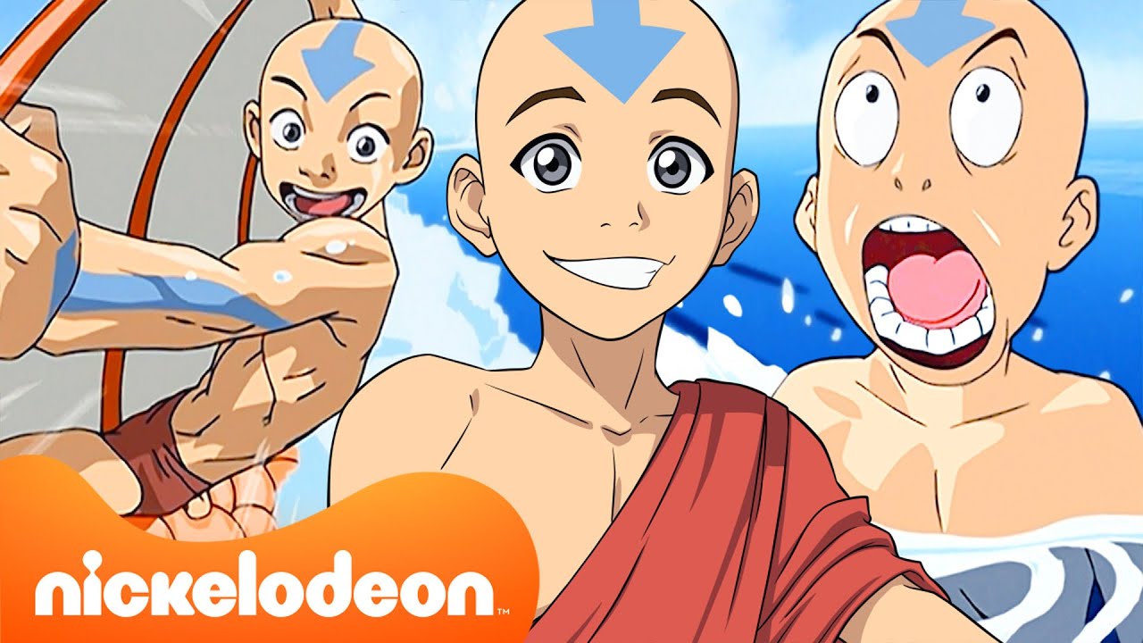 Avatar | 2 jam Aang jadi dirinya sendiri! Bareng Sokka, Katara & Toph | Nickelodeon Bahasa