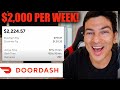 How To EASILY Make $2,000 Per Week As A DoorDash Driver!