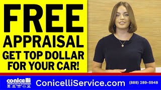 Conicelli wants to buy your car! Get a free appraisal while you wait!