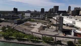 Deadline Detroit  Gallery: Deconstruction of Joe Louis Arena exterior  begins