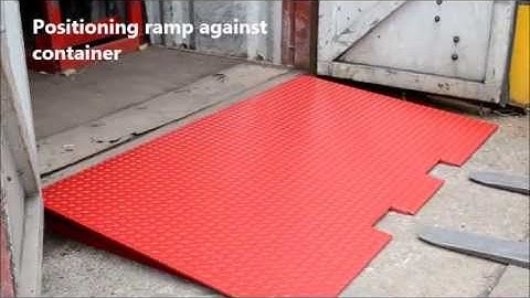 Thorworld Industries - Ground Level Container Access Ramp