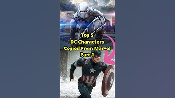 Top 5 DC Characters Copied From Marvel Part 1 #mcu #dccomics #shorts
