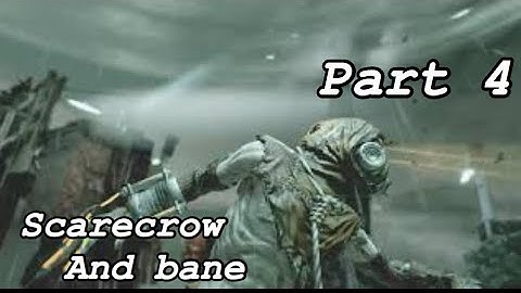 Batman Return To Arkham Asylum Walkthrough Gameplay part 4 - SCARECROW AND BANE!