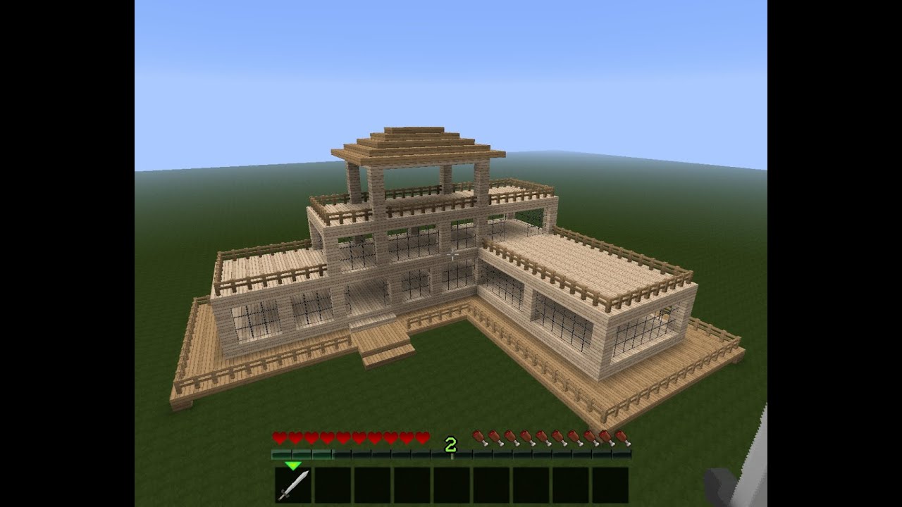 Minecraft Build Big House Youtube