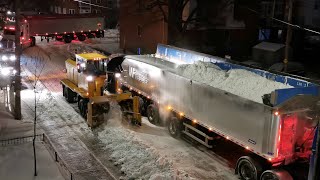 Larue 7460  Detroit Diesel 12V71 Sound  Montreal Snow Removal 2024