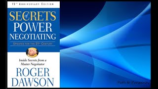 Secrets of Power Negotiating Book Explained - Path to Prosperity [2022]