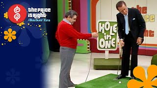 Bob Barker Shows Off His Putting Skills During Hole In One   The Price Is Right 1984