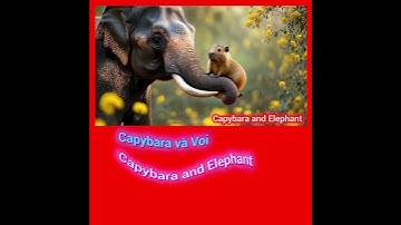 Capybara và Voi | (Video do tôi thực hiện từ Kling AI và Hailuo AI) #shorts #music #cute