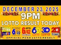 December 23, 2025, 9PM Lotto Results 🎟️