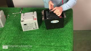 Batería Silla Ruedas Eléctrica - YouTube