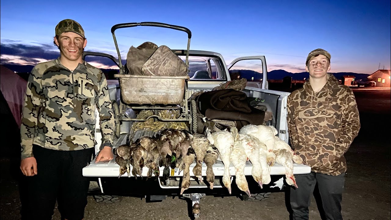 Junior hunt 20/21, limits of ducks, California refuge duck hunting