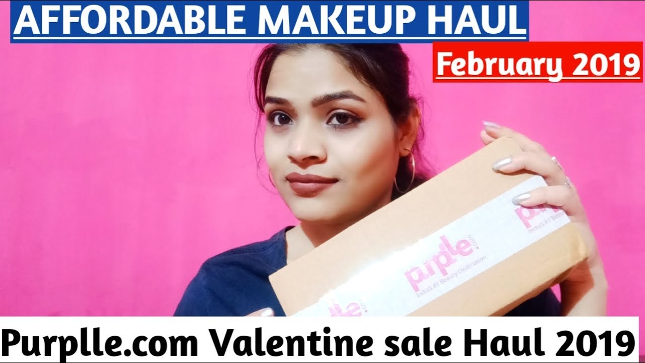 Purplle Valentine Special Sale Haul | New Affordable makeup! February 2019 | 