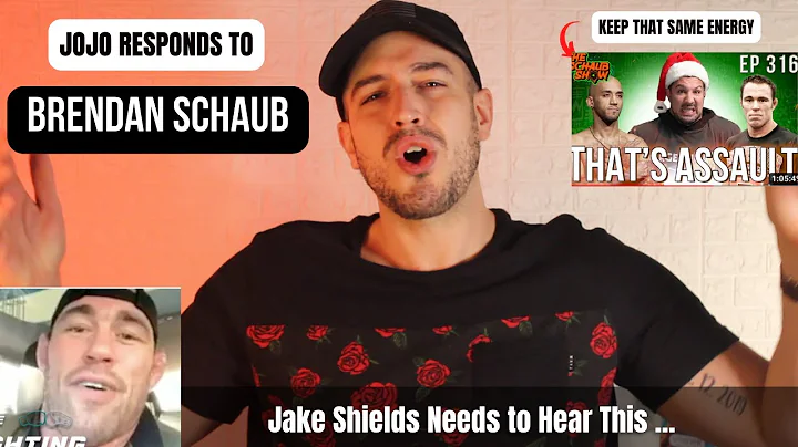 JoJo RESPONDS to BRENDAN SCHAUB's Comments: Telling Jake Shields THE TRUTH No One Else Will