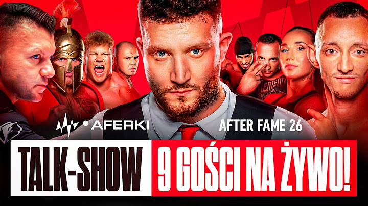 AFERKI TALK-SHOW: Labryga, Sarara, Sędzia Jarosz, Ufoludek, Najman, Linkiewicz, Szachta, Alberto