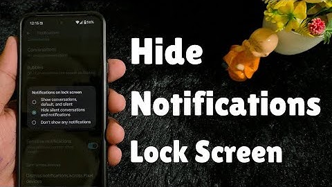 How to Hide Lock Screen Notification in Google Pixel 9a