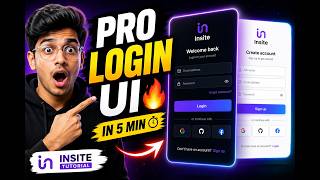 “This Login UI Will Blow Your Mind 🤯 | Modern Login Page Design”