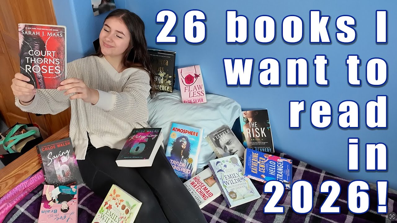 Все книги, которые я хочу прочитать в 2026 году! 📖 (новинки, серии и книги, которые я с нетерпени...