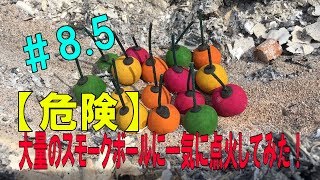 #8.5【危険】大量のスモークボールに点火してみた！