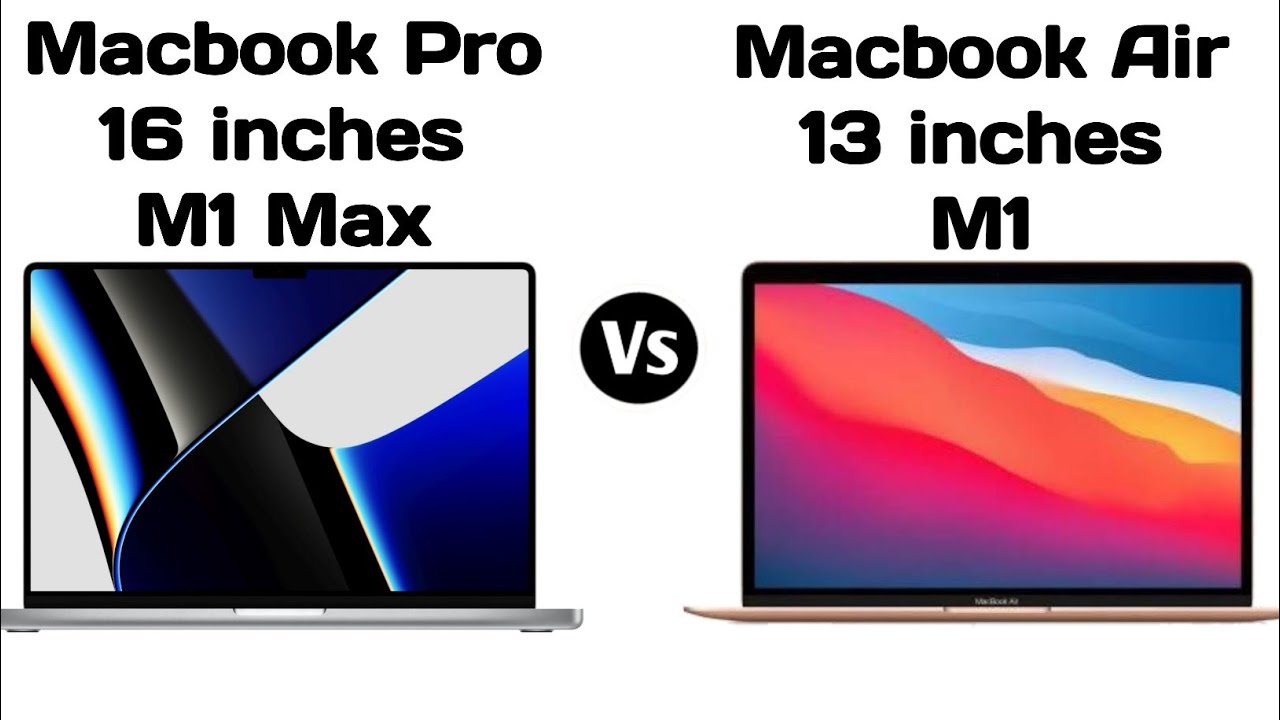 Macbook Pro 16 vs Macbook Air M1 || M1 Pro vs M1 Max || apple event ...