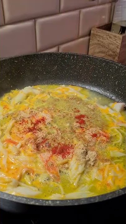 Сырная лапша Удон 🍜 - YouTube