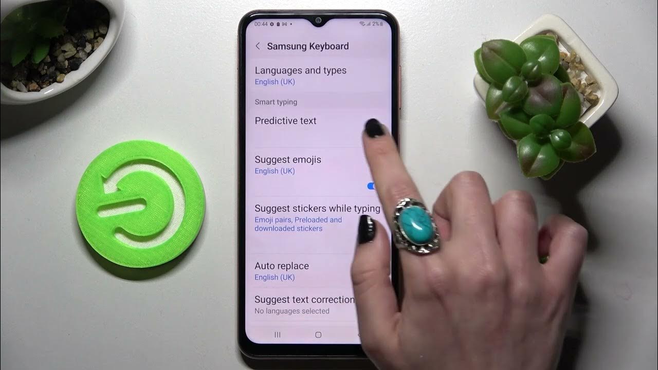 How to Turn On / Off Auto Correction on Samsung Galaxy M13 Predictive