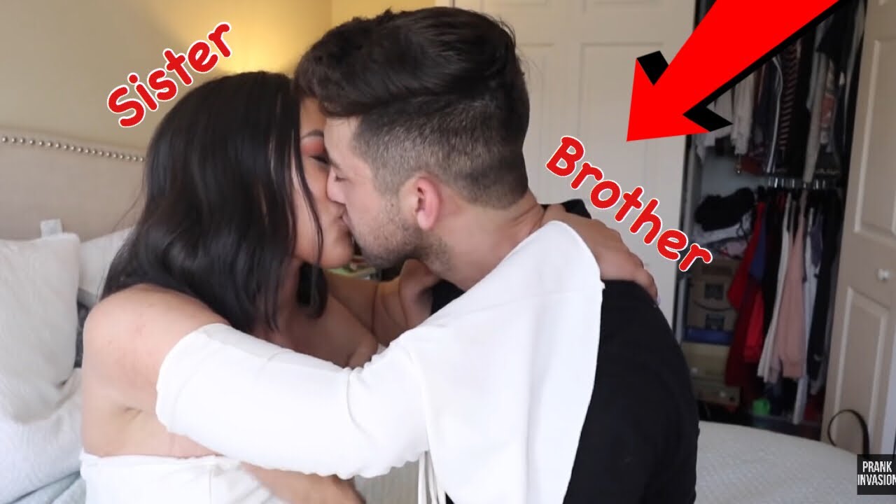YOUTUBER KISSES HIS SISTER FOR VIEWS (prank invasion) - YouTube.