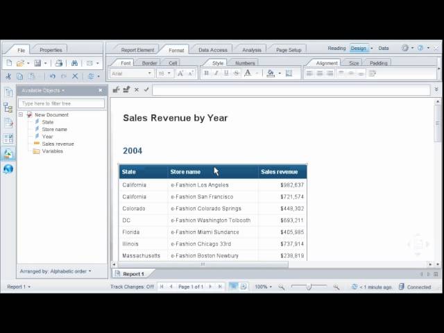 Duplicate a report object: SAP BusinessObjects Web Intelligence 4.0