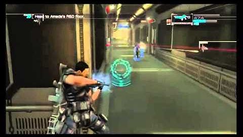 Binary Domain   Chap 5 Intelligent Artifice Gunbot Battle, Dan, Faye, Rust Crew Gameplay Xbox 360