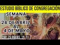 Estudio Bíblico de la Congregación | Semana del 28 de abril al 4 de mayo de 2025