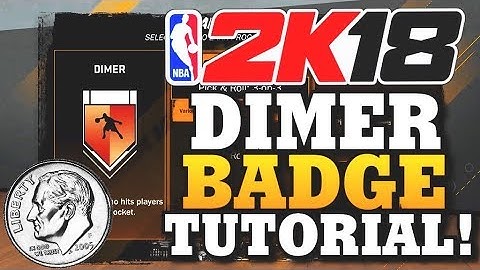 NBA 2K18 HOW TO GET DIMER BADGE TUTORIAL EASIEST & FASTEST METHOD GET IT IN ONE GAME HALL OF FAME!