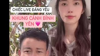 NAM EM CÙNG BẠN TRAI LIVE CƯỜI NÓI VUI VẺ - PHONG CẢNH BÌNH YÊN