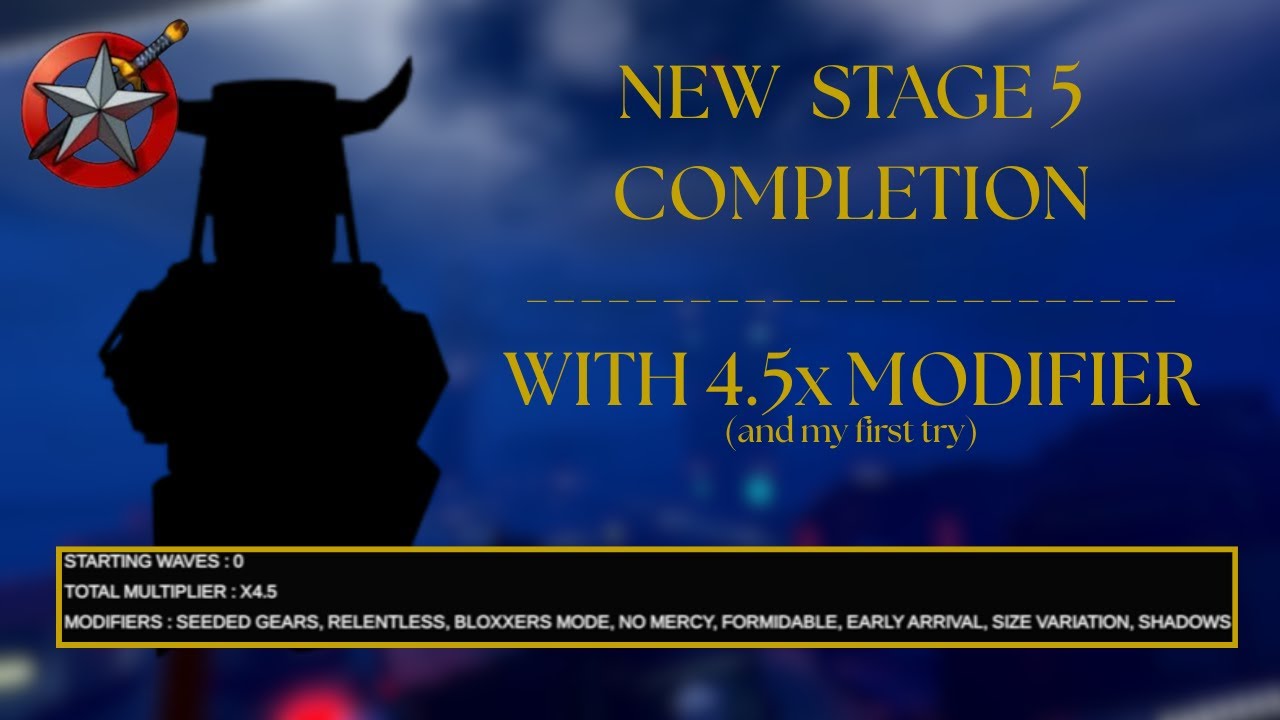 NEW STAGE 5 COMPLETION WITH 4.5x MODIFIER - Combat Initiation V2.2 ...