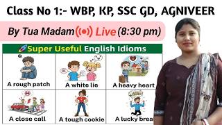 💥Idioms for Competitive Exams | Idioms in English Grammar | ssc gd, wbp, kp | Class no-1